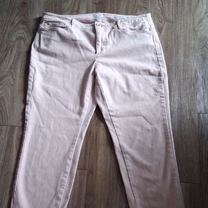 J. Jill Pink Straight Leg Jeans